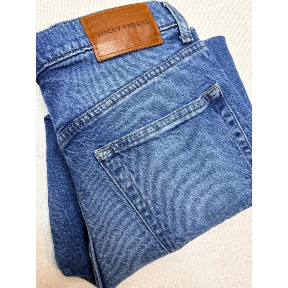 Lucky Brand Mens Medium Wash Straight Leg Denim Jeans Blue Size 31x28